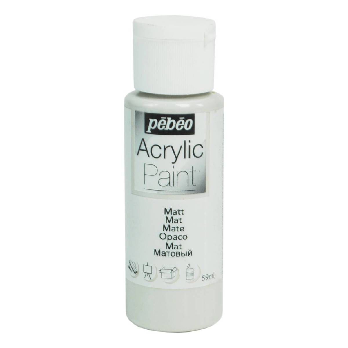 Pebeo Concrete Matt Acrylic Paint 59ml Hobbycraft