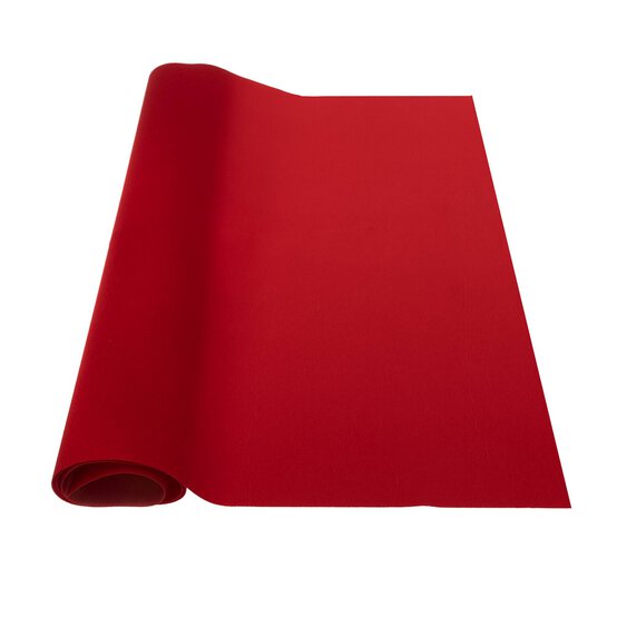 Red Flock Iron-On Vinyl 12 x 24 Inches image number 2