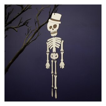 Hanging Skeleton Decoration 35cm