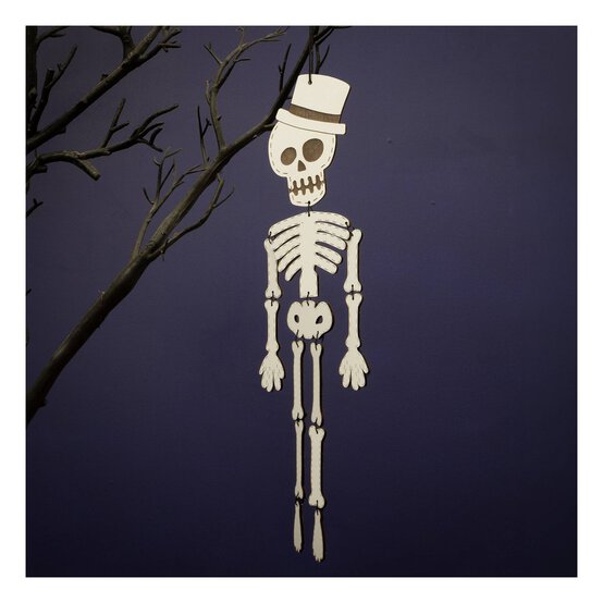 Hanging Skeleton Decoration 35cm image number 1