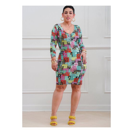Simplicity Knit Dress Sewing Pattern S9598 (6-14) image number 4