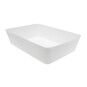 White Storage Organisers 26cm x 17.5cm 2 Pack image number 2