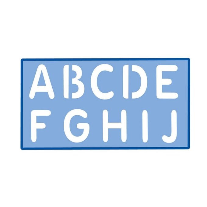 Helix Alphabet Stencil Set 5cm image number 1