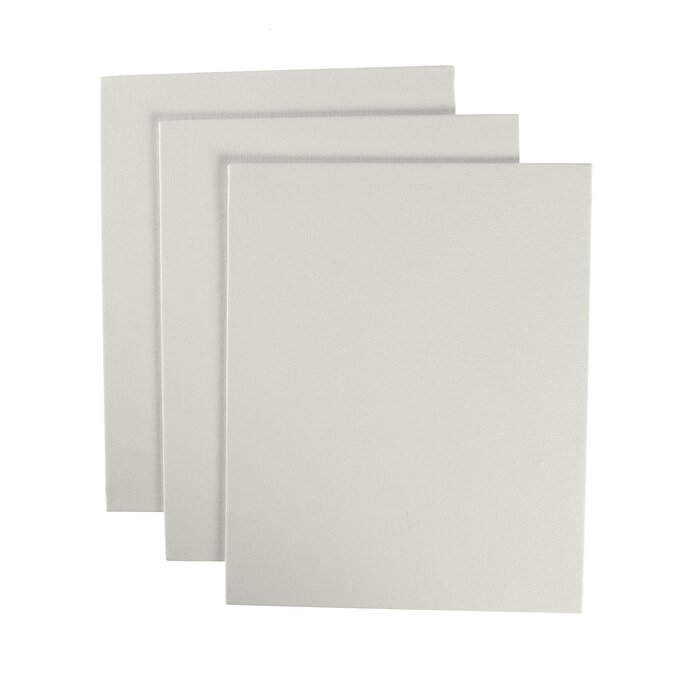 Canvas Panel 25.4 x 20.3cm 3 Pack image number 1