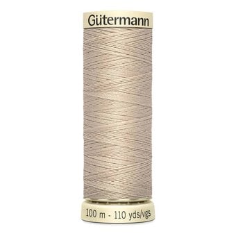 Gutermann Beige Sew All Thread 100m (722)