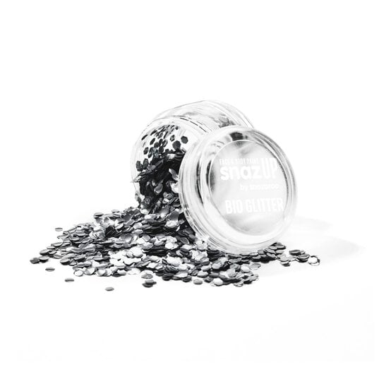 Snazaroo Silver Snaz Up Chunky Bio Glitter 3g image number 1