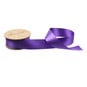 Purple Double-Faced Satin Ribbon 24mm x 5m image number 1
