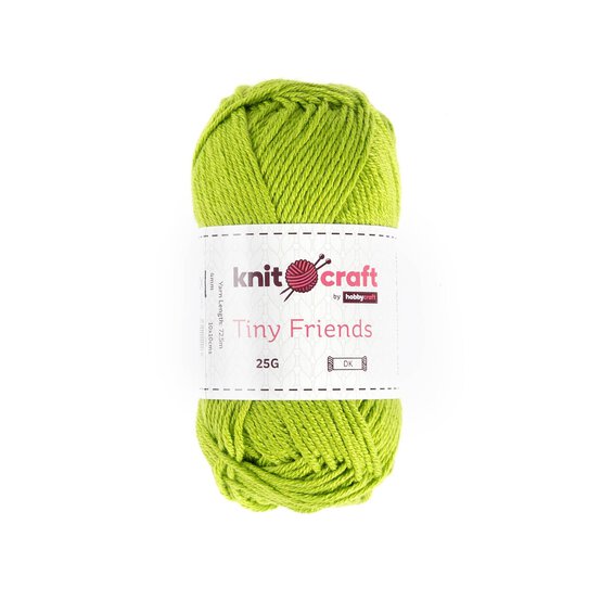 Knitcraft Lime Tiny Friends Yarn 25g image number 1
