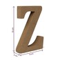 MDF Wooden Letter Z 13cm image number 4