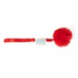 Red Faux Fur Pom Pom 6cm  image number 4