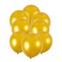 Gold Pearlised Latex Balloons 8 Pack image number 1