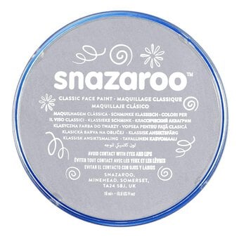 Snazaroo Light Grey Face Paint Compact 18ml