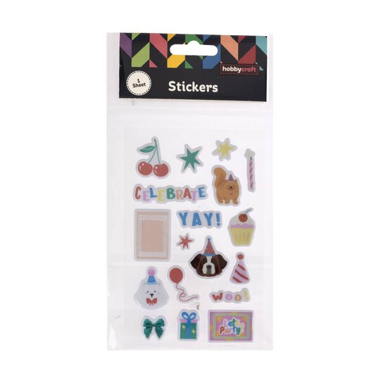 Let's Party Puffy Stickers image number 4