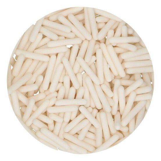 FunCakes White Metallic Rods 70g image number 2