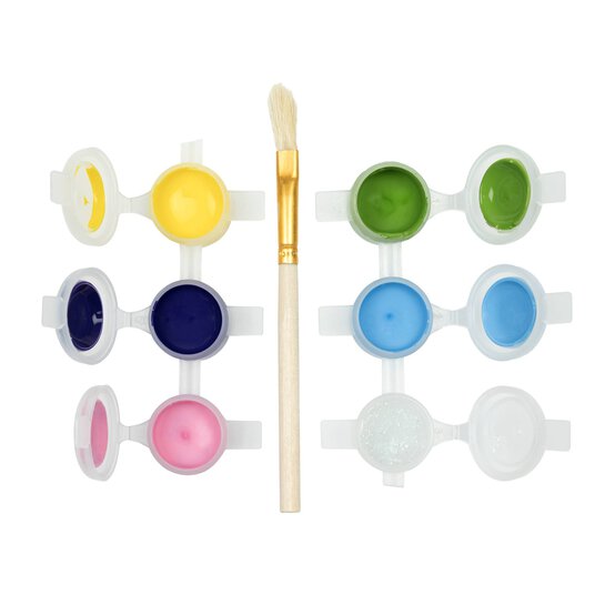 Paint Your Own Round Jewellery Box 11cm x 6cm image number 3