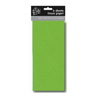 Green Tissue Paper 6 Sheets
