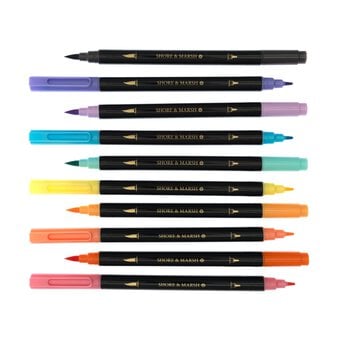 Shore & Marsh Dual Tip Watercolour Markers 10 Pack