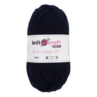 Knitcraft Navy Everyday DK Yarn 50g