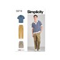 Simplicity Men Tops, Shorts and Trousers Sewing Pattern S9718 (AA 38-46) image number 1