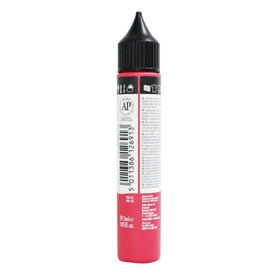 Daler-Rowney System3 Crimson Fluid Acrylic 29.5ml (513) image number 2