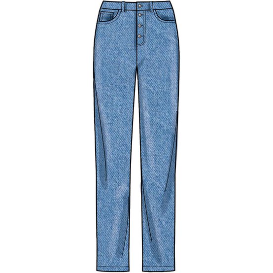 Simplicity Vintage Jeans Sewing Pattern S9266 (20-28) image number 3