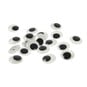 Black and White Sew-On Googly Eyes 25mm 20 Pack image number 1