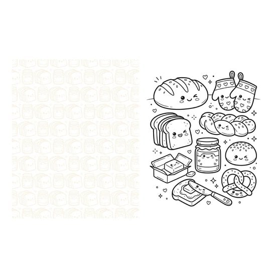 Kawaii Colouring: Cute Bakes image number 2