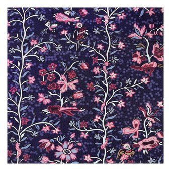 V&A Regency Threads Meadow Friends Cotton Fabric by the Metre