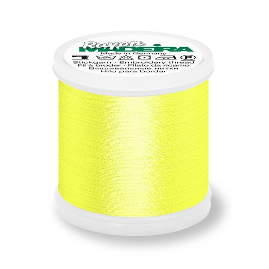 Madeira Lemon Yellow Rayon 40 Thread 200m (1023) image number 1