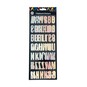 Iridescent Chipboard Alphabet Stickers image number 4