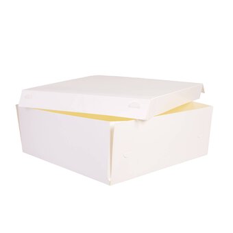 White Cake Box 16 Inches