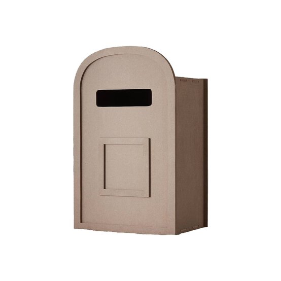 Wooden Post Box 48cm image number 1