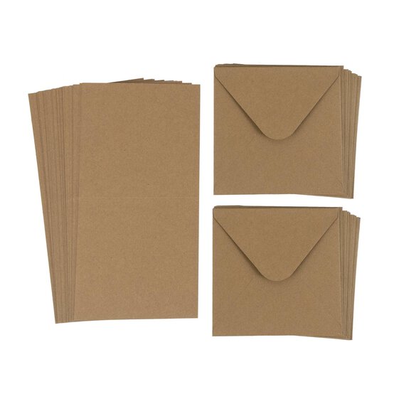 Kraft Cards 6 x 6 Inches 50 Pack image number 3