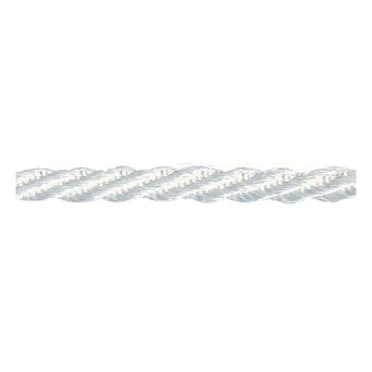 Berisfords White Barley Twist Rope by the Metre