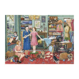 Falcon de Luxe The Dressmaker Jigsaw Puzzle 1000 Pieces image number 2