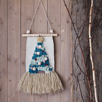 How to Make a Christmas Tree Weave