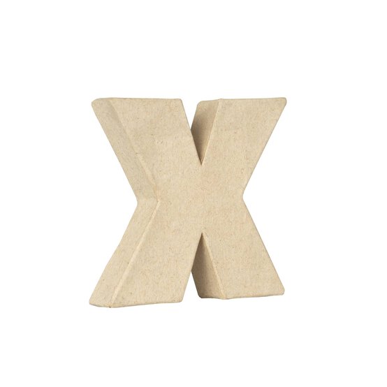 Lowercase Mini Mache Letter X image number 4