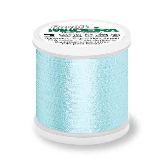 Madeira Pastel Blue Rayon 40 Thread 200m (1132) image number 1