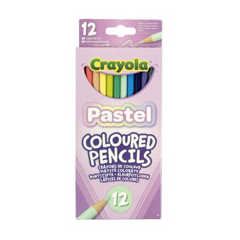 Crayola Pastel Coloured Pencils 12 Pack