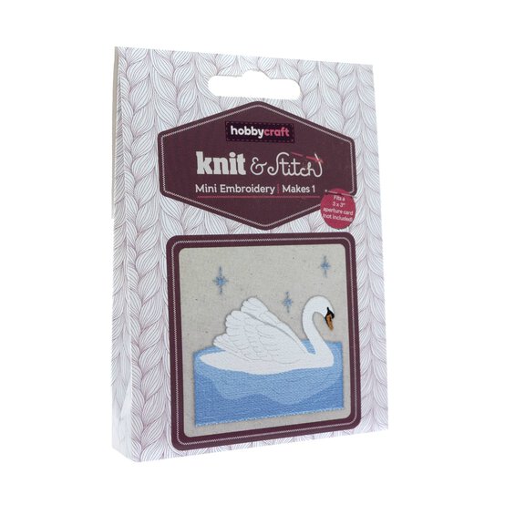Mini Swan Embroidery Kit image number 1