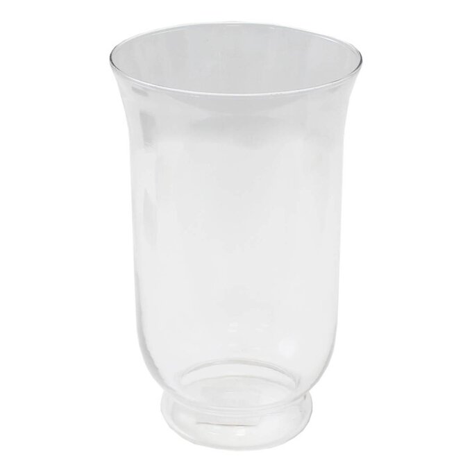 Hurricane Glass Vase 25cm x 15cm Hobbycraft