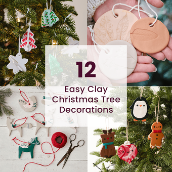 12 Easy Clay Christmas Tree Decorations