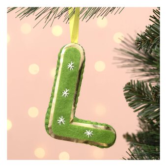 Hanging Felt Letter L Decoration