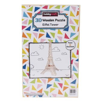 3D Wooden Eiffel Tower Puzzle