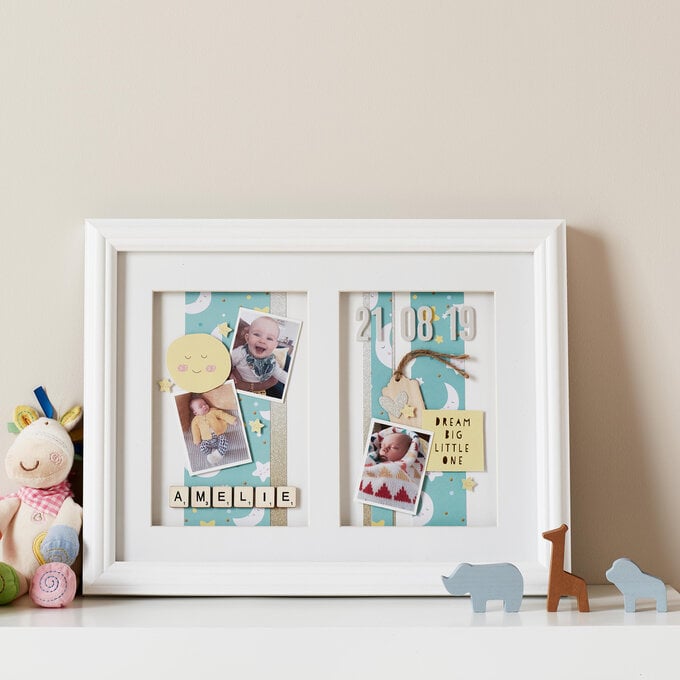 How to Make a Baby Memory Box Frame image number 1
