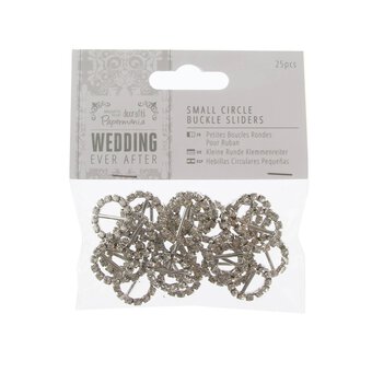 Wedding Ever After Circle Buckle Sliders 25 Pack