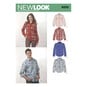 New Look Women and Men's Shirt Sewing Pattern 6232 image number 1