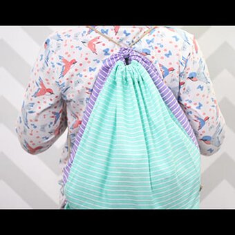 How to Sew a PE Kit Drawstring Bag