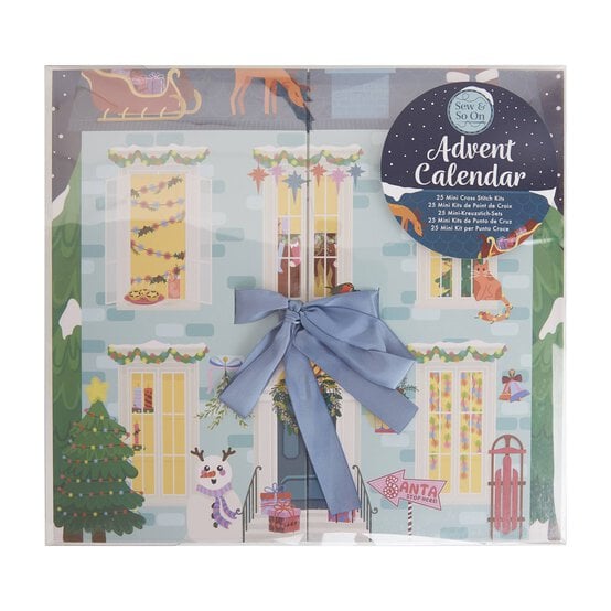 Cross Stitch Advent Calendar Size 25