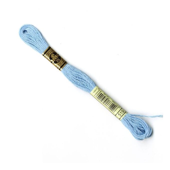 DMC Blue Mouline Special 25 Cotton Thread 8m (519) image number 1